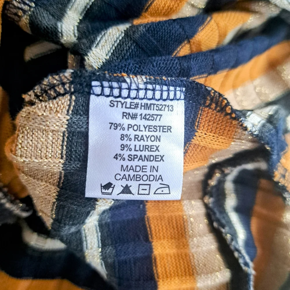 Multicolor striped top - Picture 6 of 7